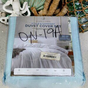 King Size Light Blue Duvet Cover